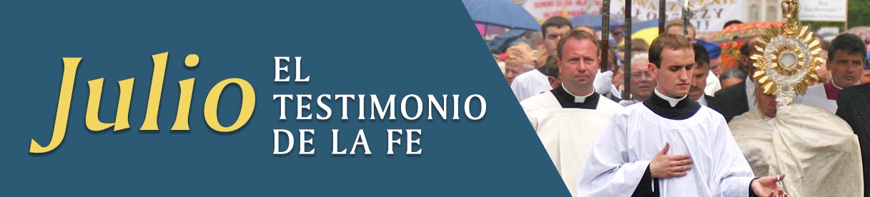 El testimonio de la fe El testimonio de la fe