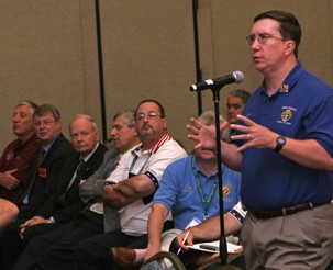State deputies and other fraternal leaders asked questions of the speakers at the Membership Seminar