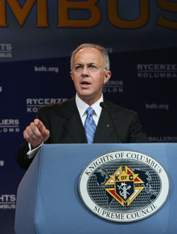 Supreme Knight Carl A. Anderson delivers his annual report