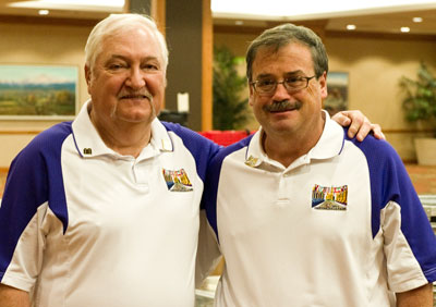 Roger Muller, left, and Price Hatcher put their heads together as co-chairmen to organize the convention. Roger Muller, left, and Price Hatcher put their heads together as co-chairmen to organize the convention.