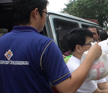 Filipino brother Knights took part in local relief efforts Filipino brother Knights took part in local relief efforts