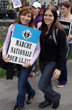 Many young people participated in the annual March for life. There is growing support for the pro-life cause among teens and young adults, in Canada and across the globe. Many young people participated in the annual March for life. There is growing support for the pro-life cause among teens and young adults, in Canada and across the globe.