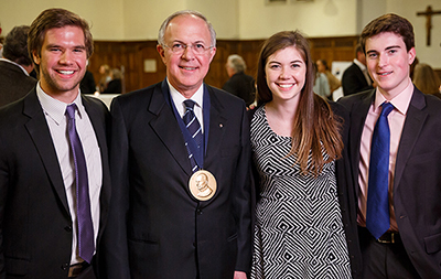 Supreme Knight Receives Notre Dame Award Supreme Knight Receives Notre Dame Award