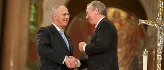 Supreme Knight Receives Prestigious Award from Catholic University of America, National Shrine