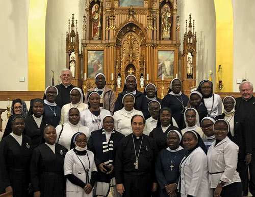 Religious sisters from Nigeria