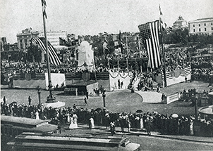 Dedication ceremony of Christopher Columbus Memorial Fountain 1912