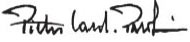 Cardinal Pietro Parolin signature