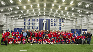 A Touch Down for Special Olympics Athletes