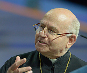 Archbishop Jean-Clément Jeanbart of Aleppo, Syria